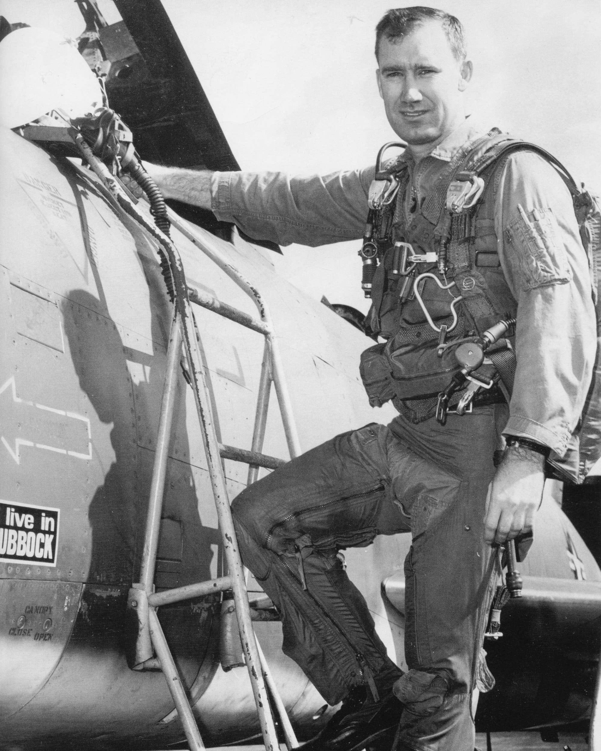 Fenn flew over 300 combat missions as a pilot during the Vietnam War.
