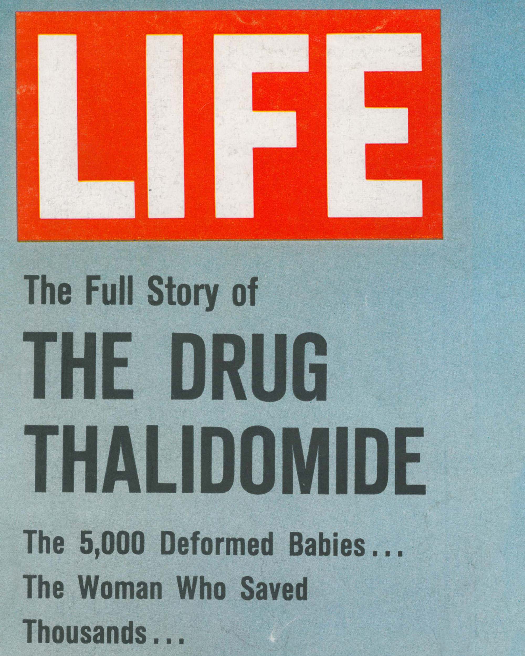 Thalidomide, a drug used to treat morning sickness in the late 50s, often caused limb abnormality in newborns.
