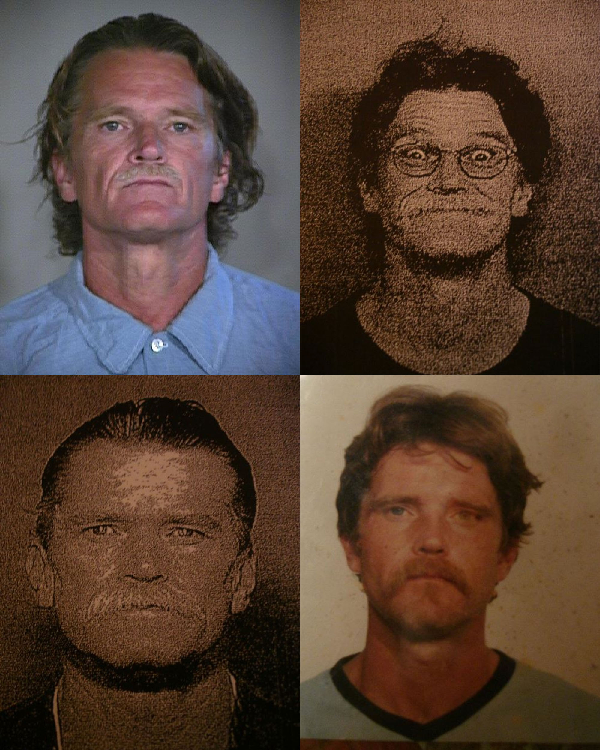 Mugshots from the past.