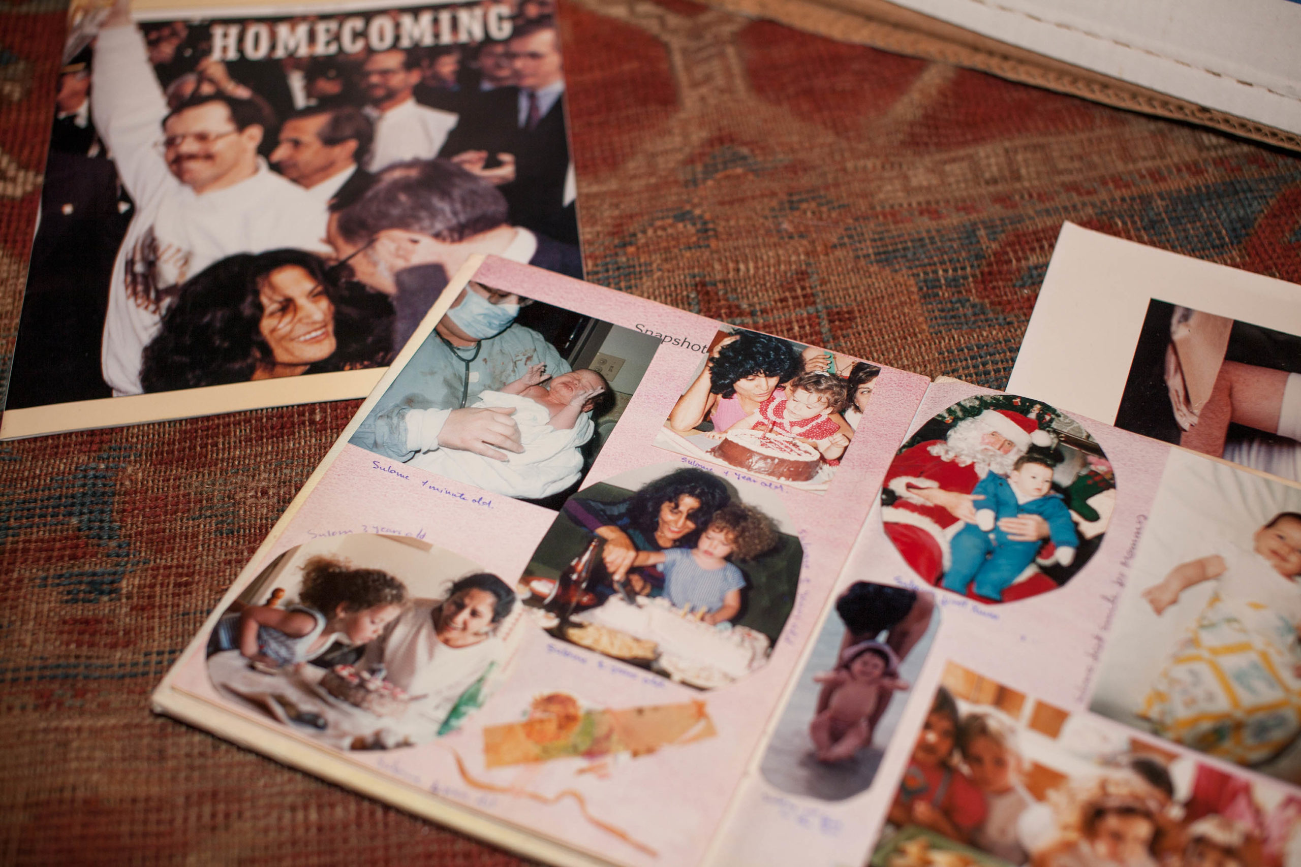 Sulome still maintains a large archive of family photos. Photo by Sara Macel.