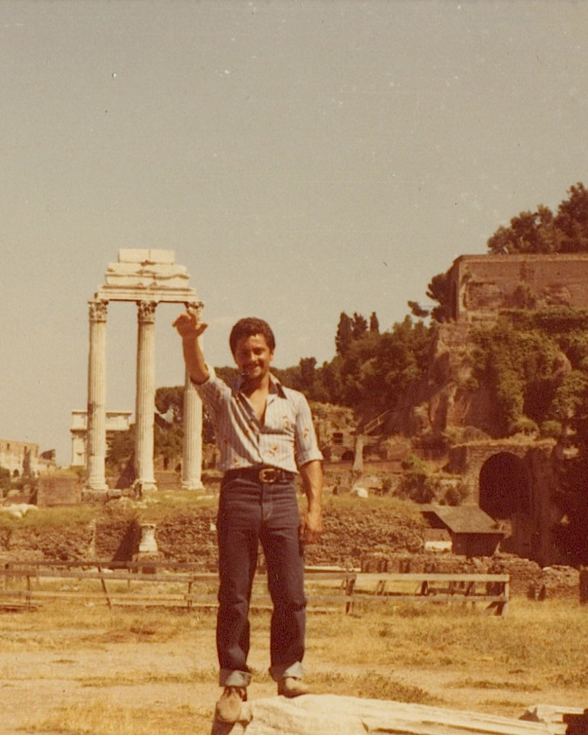 Jerry in Rome. Photo courtesy of Jerry Torre.